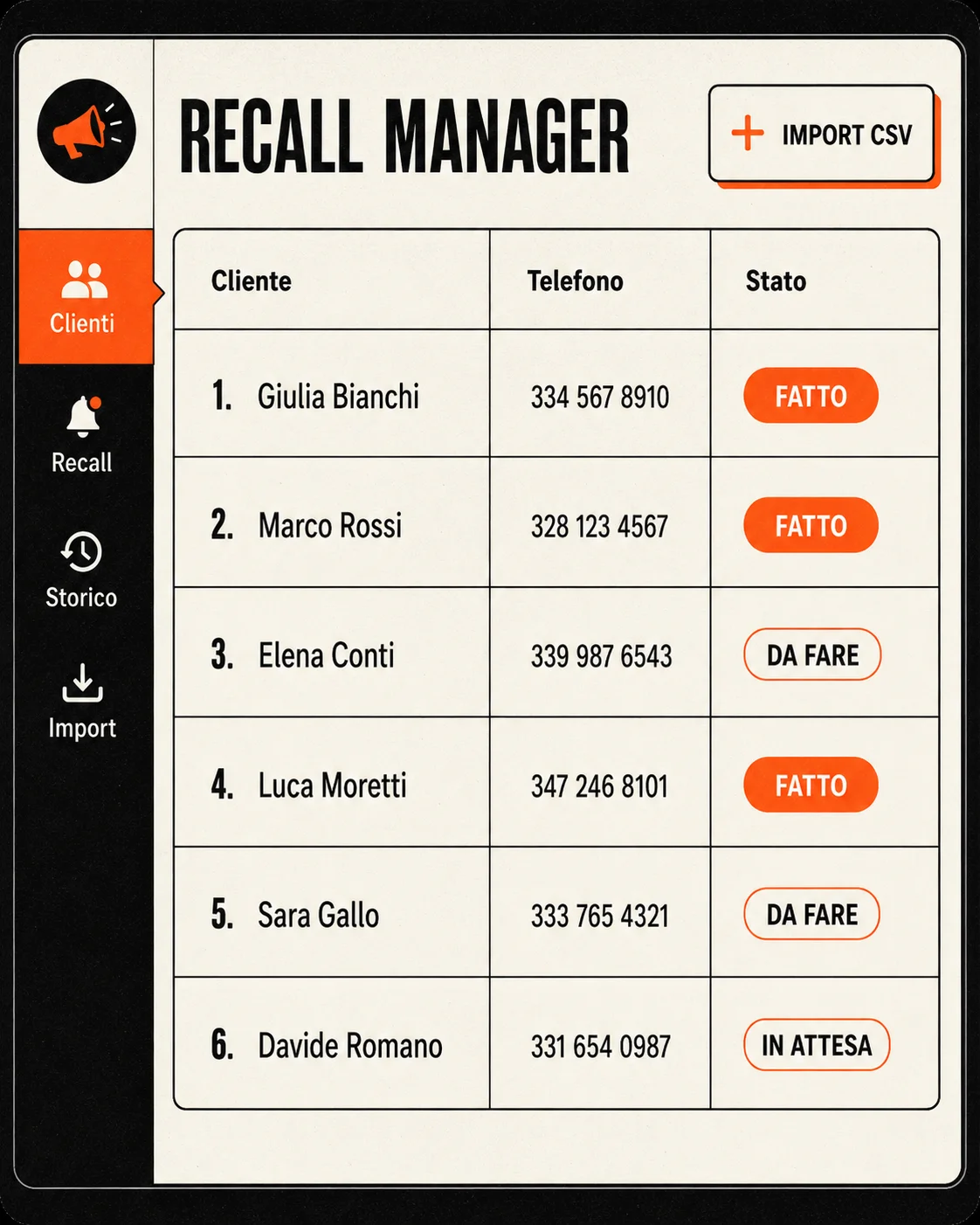 Recall Manager